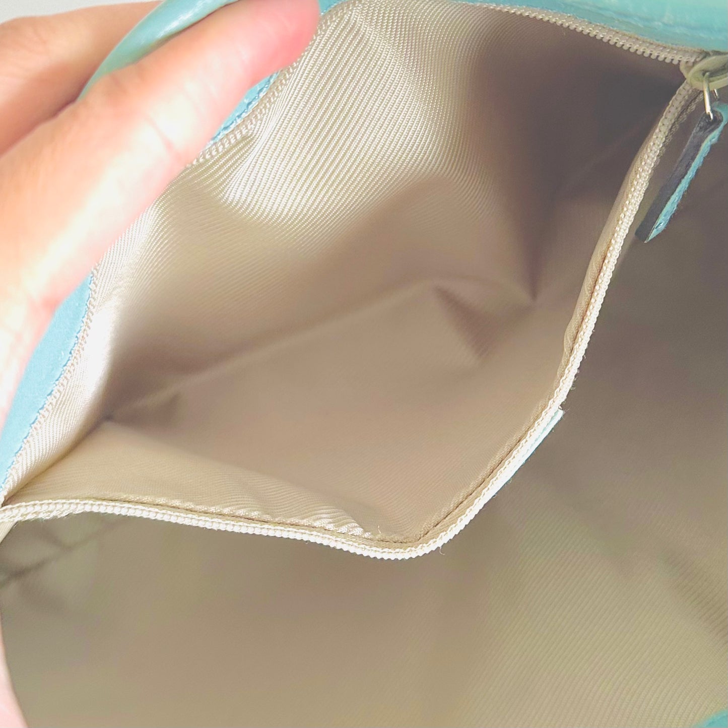 Gucci Jackie Teal GG Monogram Logo Suede & Leather Hobo Vintage Shoulder Bag