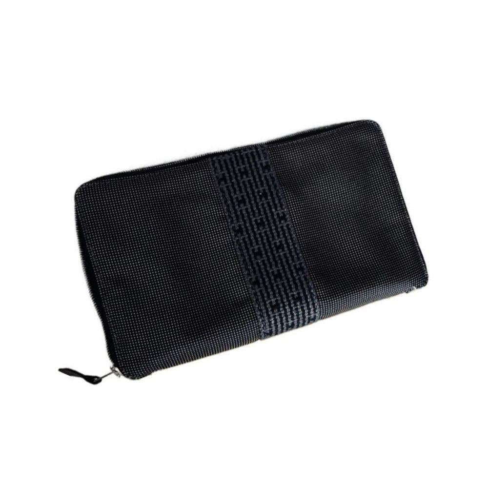 Hermes Grey Zippy Travel Organiser Long Wallet