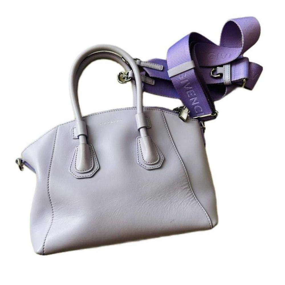 Givenchy Antigona Sport Mini Lilac Purple 2-Way Top Handle Sling Bag