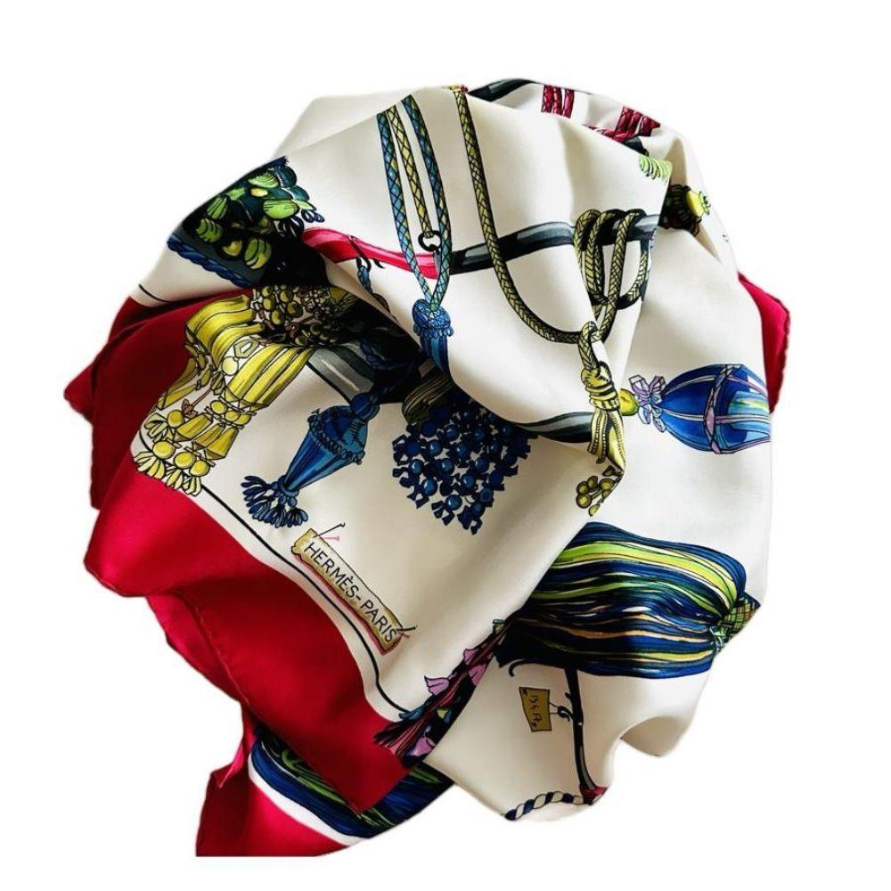 Hermes Multicolour Carre 90 Silk Scarf