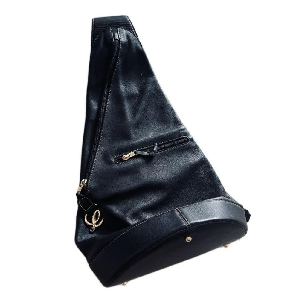 Loewe Black Leather Anton Sling Bag