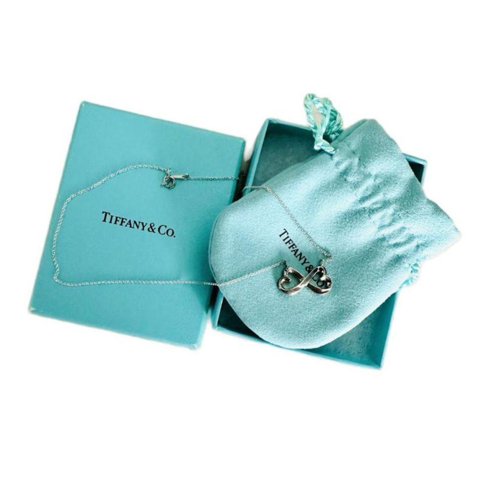 Tiffany Infinity Heart Pendant Necklace