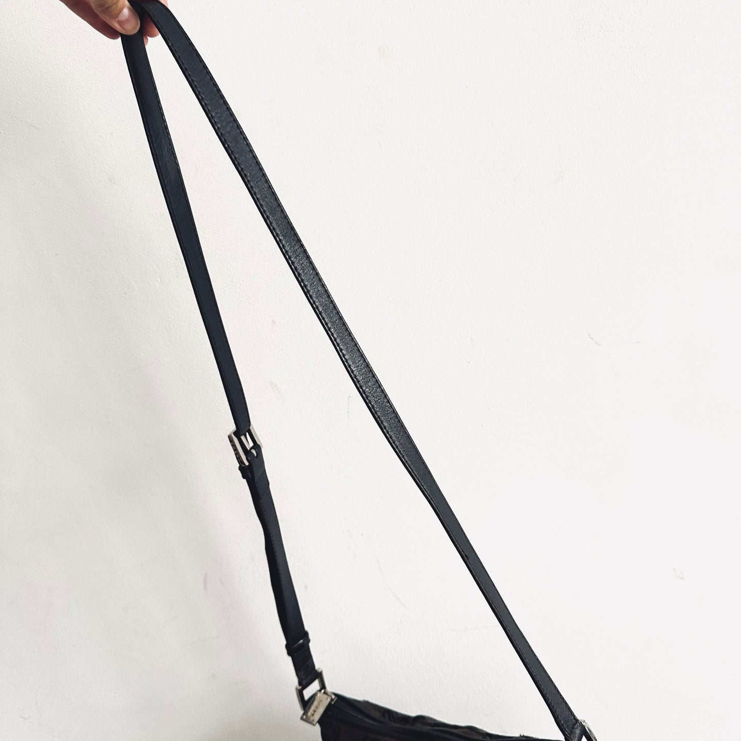 Loewe Black / Dark Brown Anagram Monogram Logo Shoulder Sling Bag