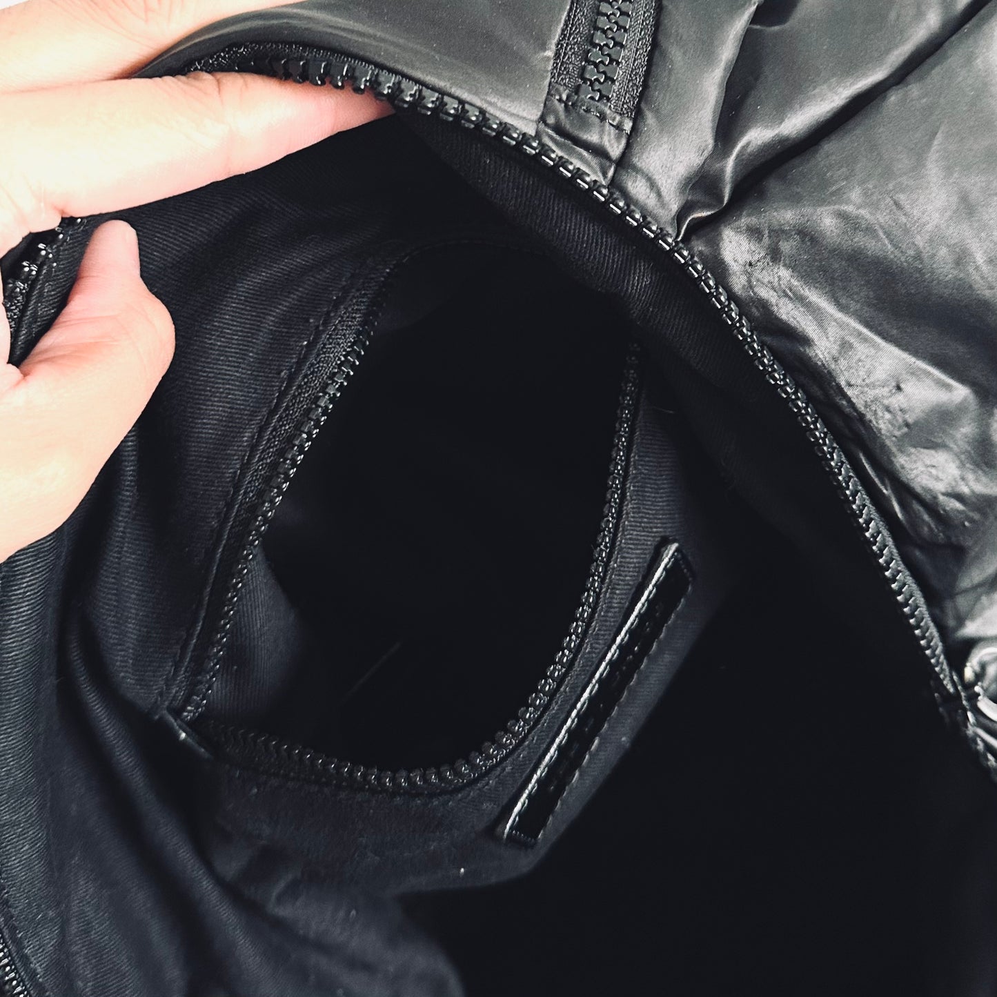 See By Chloe Joy Rider Black Classic Nylon Slouch Shoulder Tote Bag