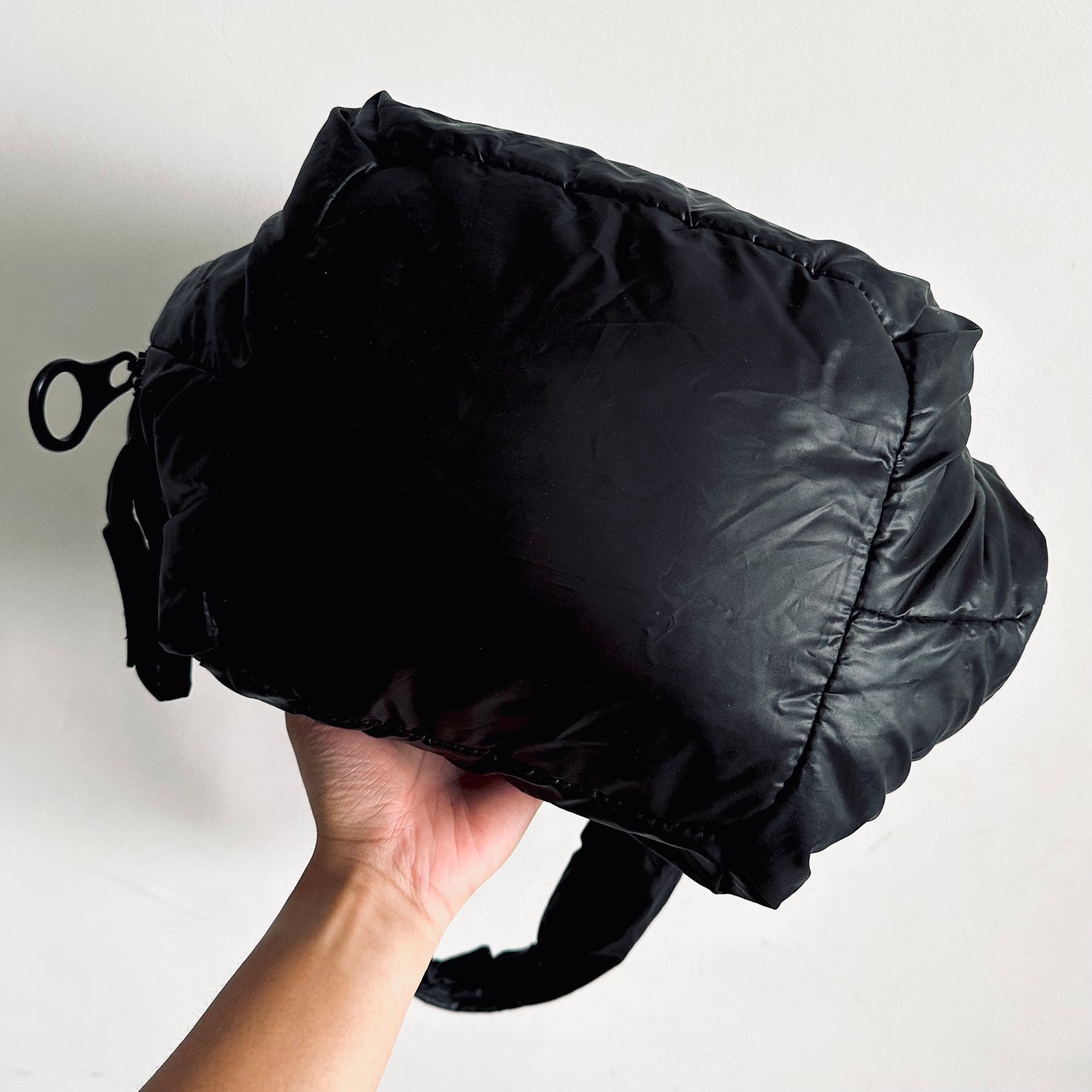 See By Chloe Joy Rider Black Classic Nylon Slouch Shoulder Tote Bag