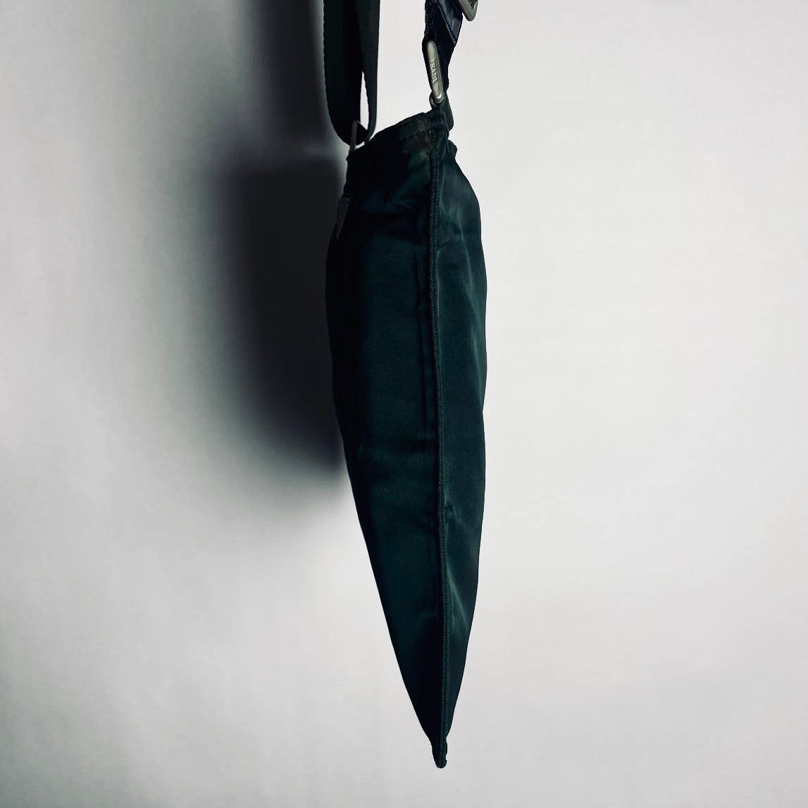 Prada Malachite Jade Classic Logo Tessuto Nylon & Leather Camera Shoulder Sling Bag