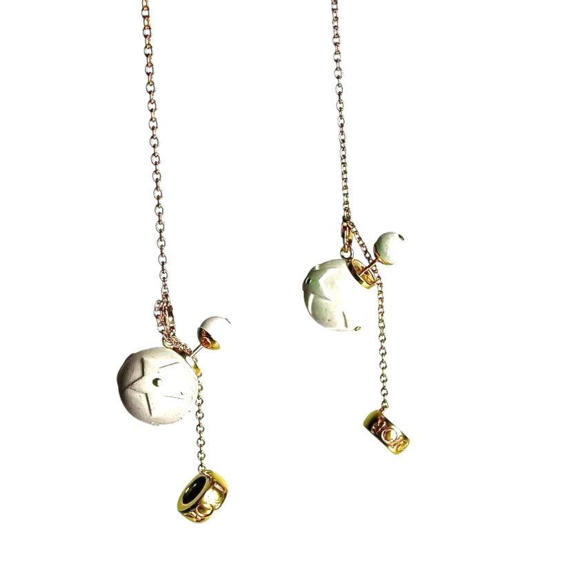 Christian Dior Tribales Pearl CD & Star Gold Classic Chain Monogram Logo Necklace