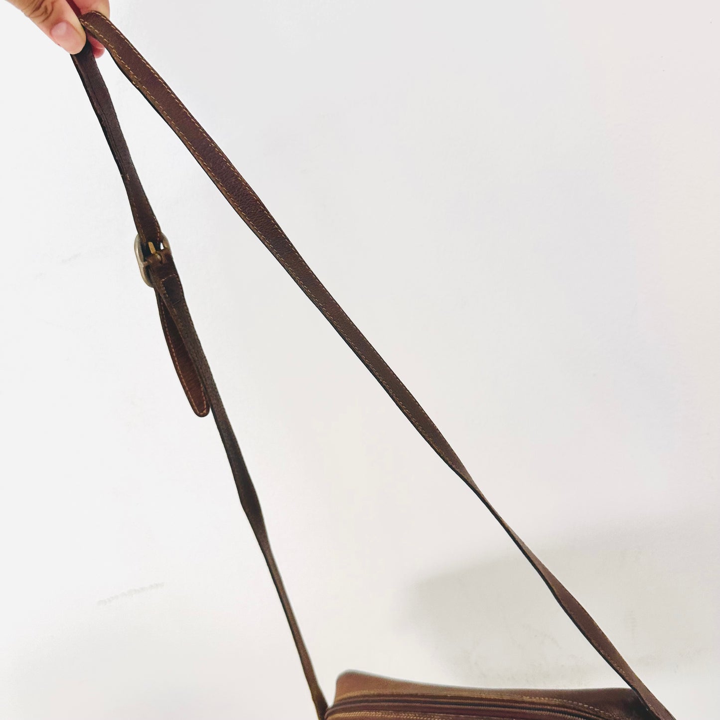 Gucci Ophidia Supreme Beige GHW GG Monogram Logo Web Striped Camera Shoulder Sling Bag