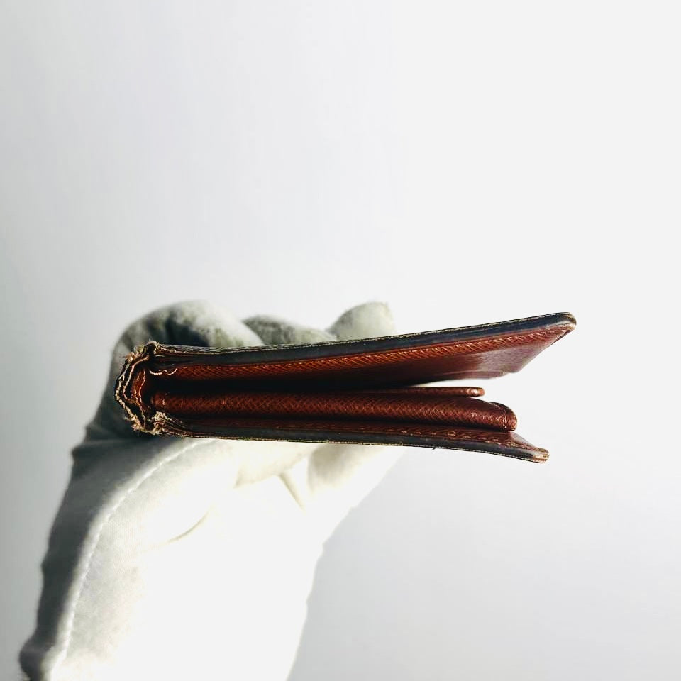 Louis Vuitton LV Monogram Logo GHW Marco Multiple Bifold Compact Flap Wallet