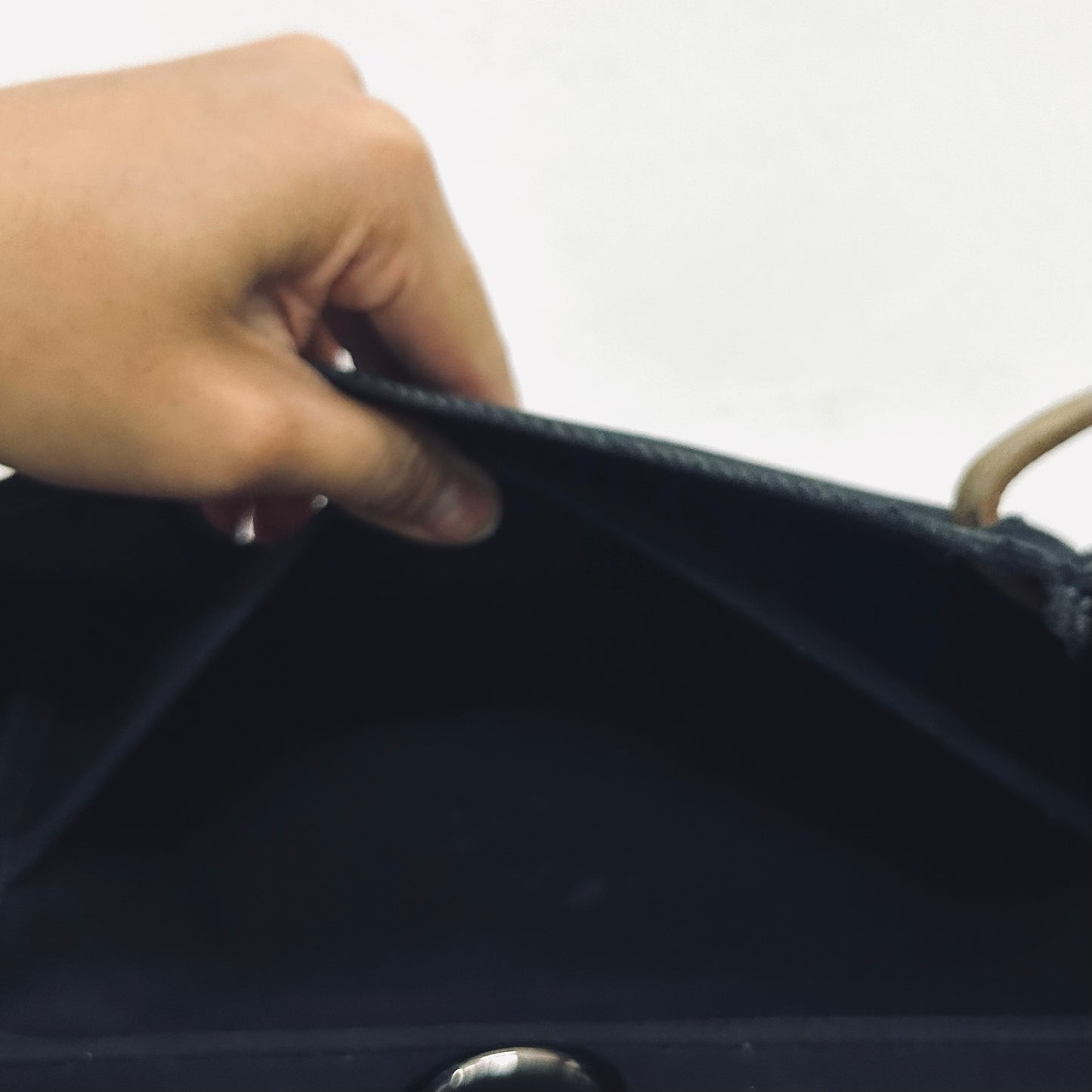 Hermes Black / Tan Herbag 28 Sac A Dos Canvas / Leather Top Handle Shoulder Sling Tote Bag