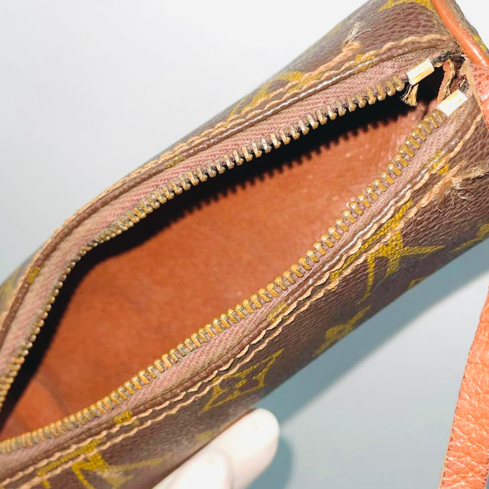 Louis Vuitton LV Monogram Logo GHW Papillon Roller Pochette Accessories Accessoires Shoulder Bag