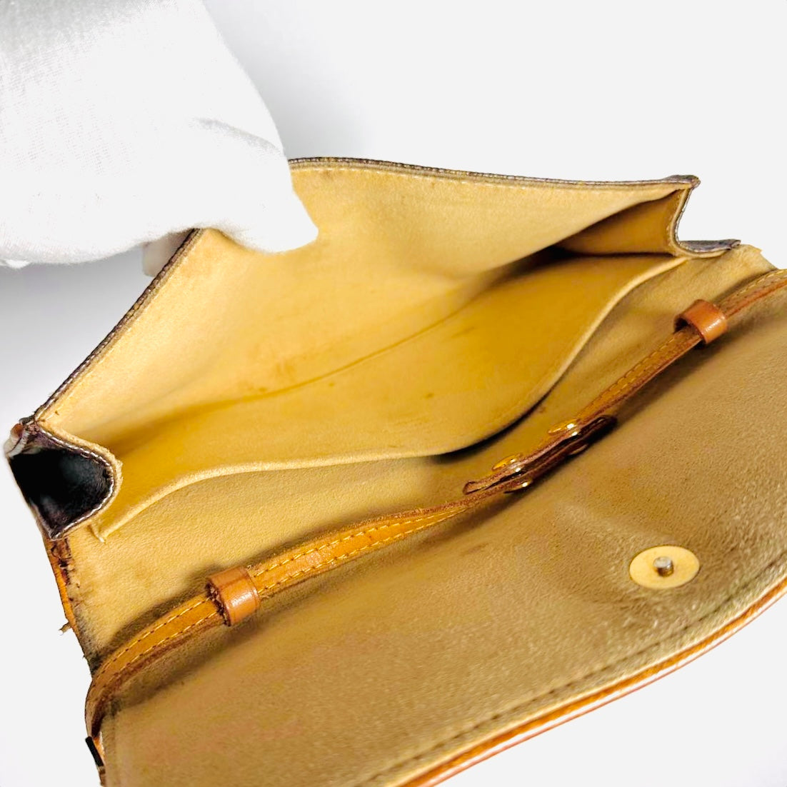 Louis Vuitton LV Pochette Twin GM Monogram Logo GHW Shoulder Sling Bag Pouch Clutch