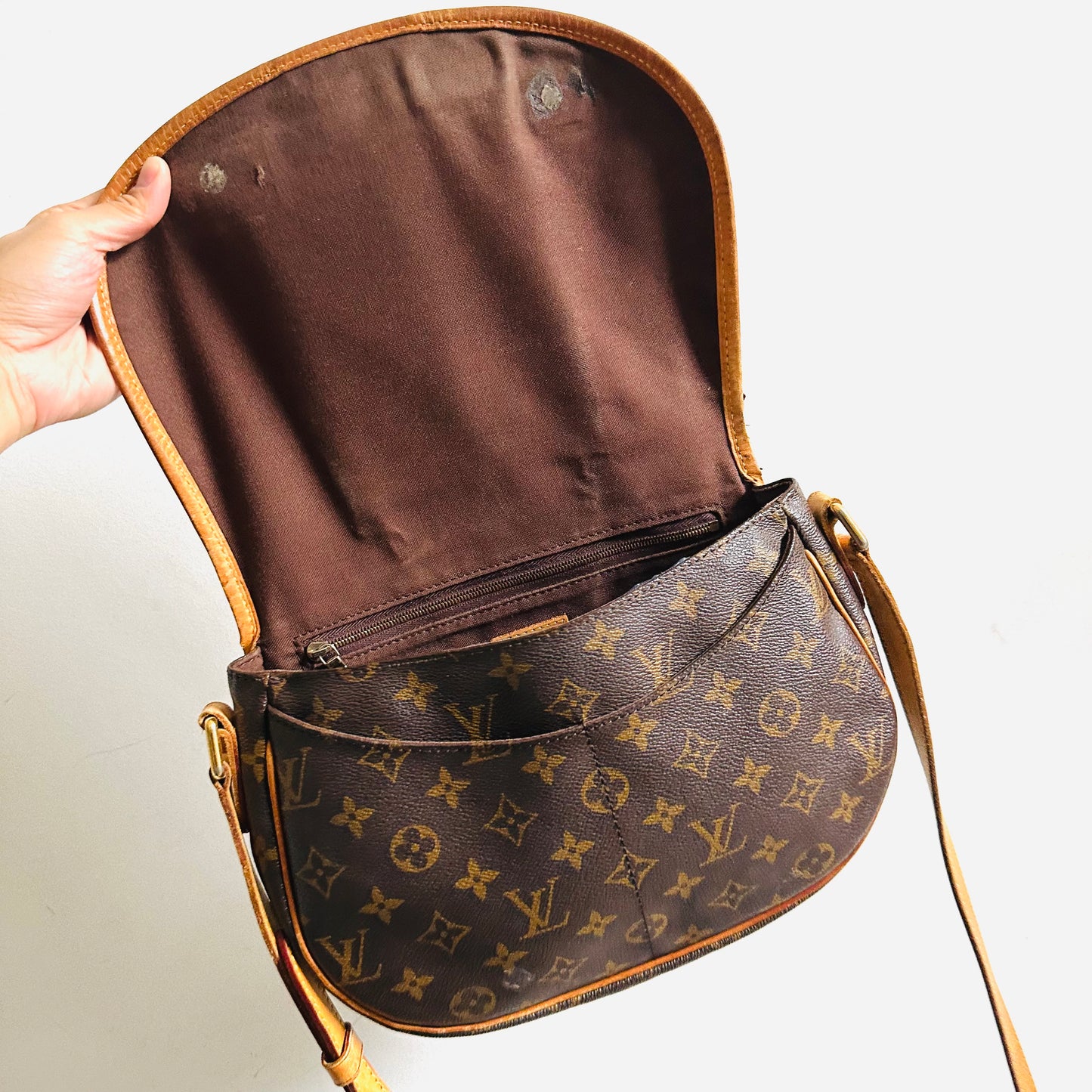 Louis Vuitton LV Menilmontant PM Monogram Logo GHW Flap Shoulder Sling Bag
