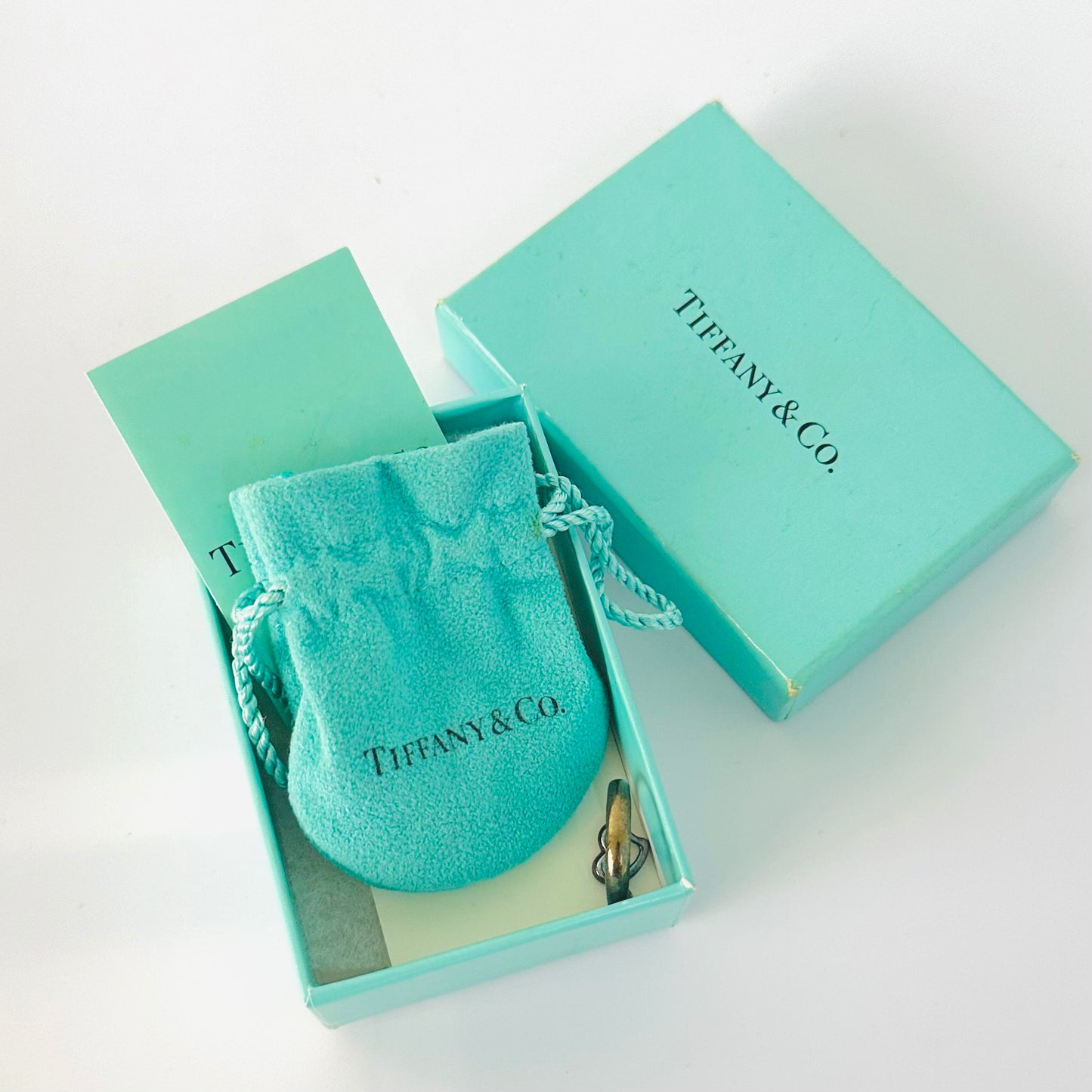Tiffany & Co T&C Heart Elsa Peretti Classic 925 Sterling Silver Ring