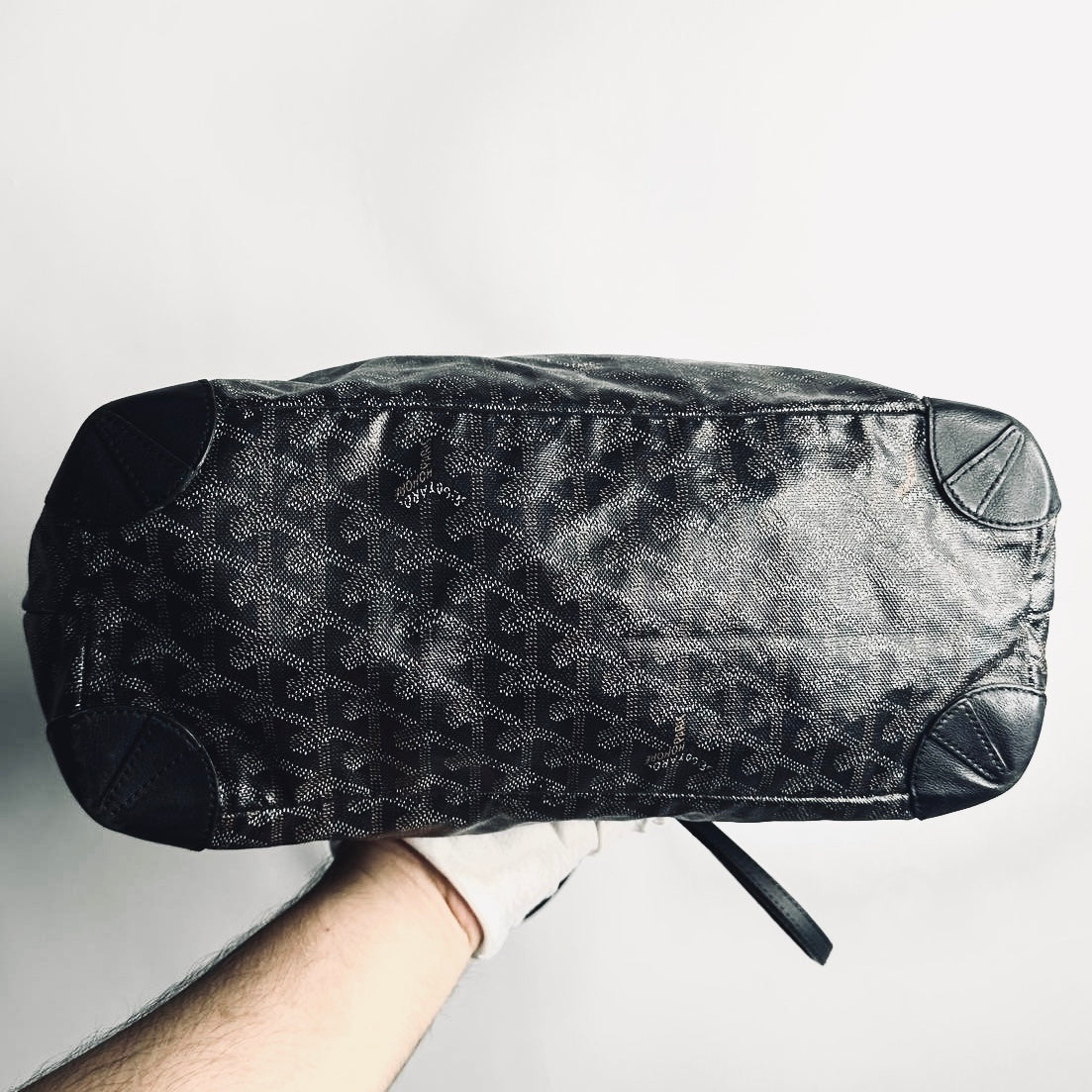 Goyard Black Saint Louis PM Monogram Shopper Shoulder Tote Bag With Pouch