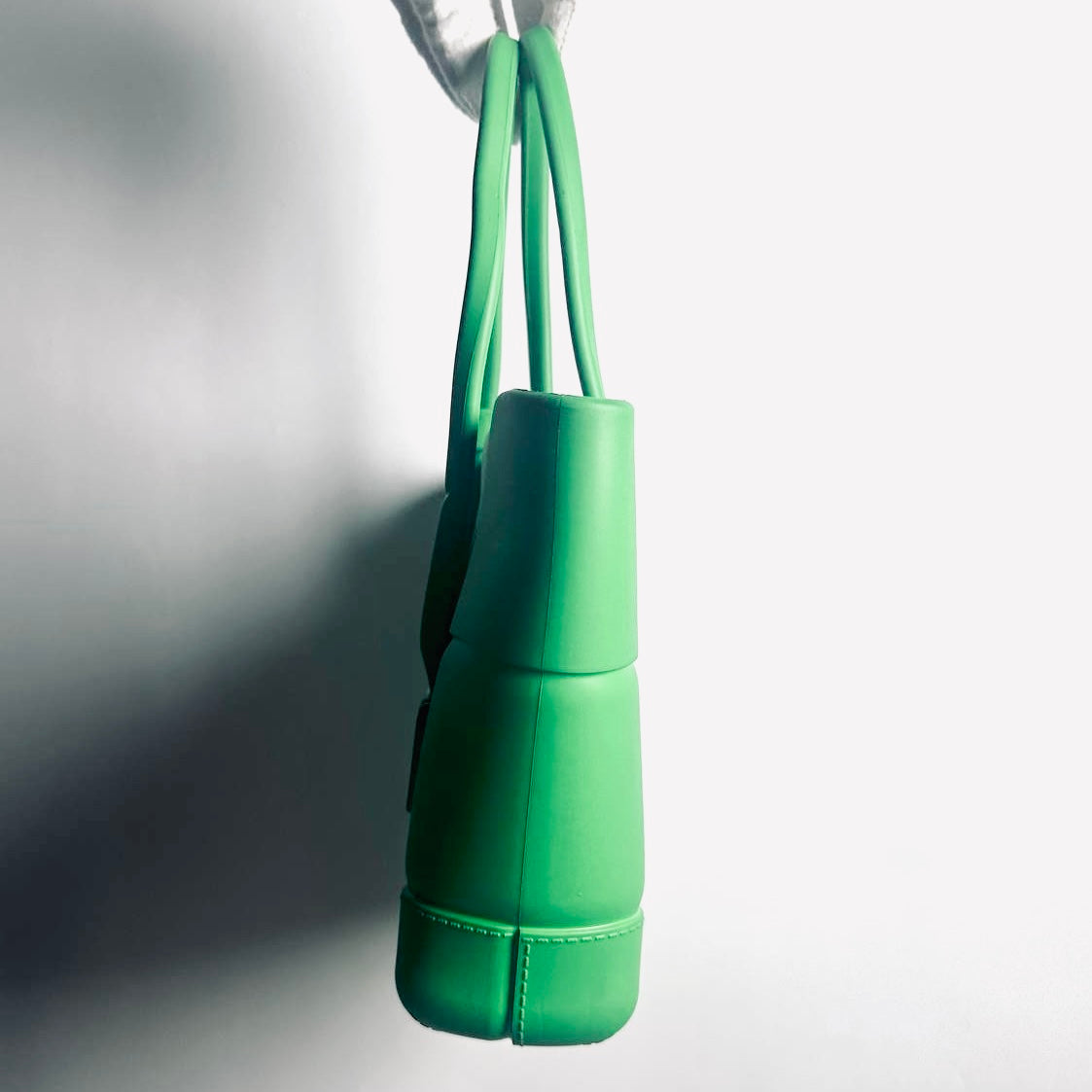 Bottega Veneta BV The Arco Green Intrecciato Mini Bucket Shopper Shoulder Tote Bag