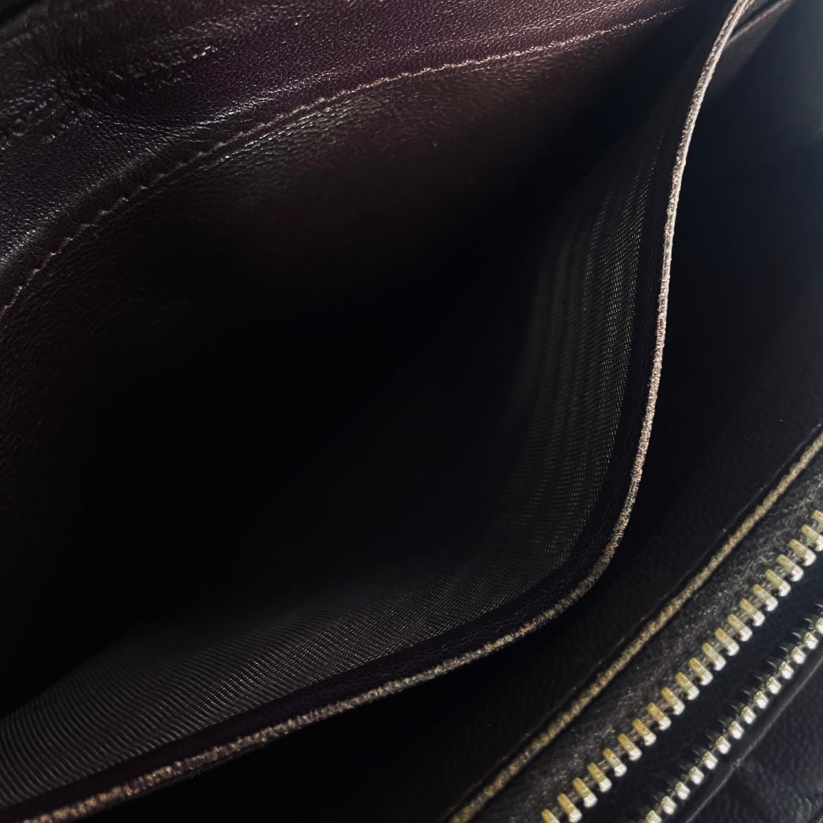 Bottega Veneta BV Dark Brown GHW Continental Intrecciato Nappa Woven Leather Zip Around Zippy Long Wallet
