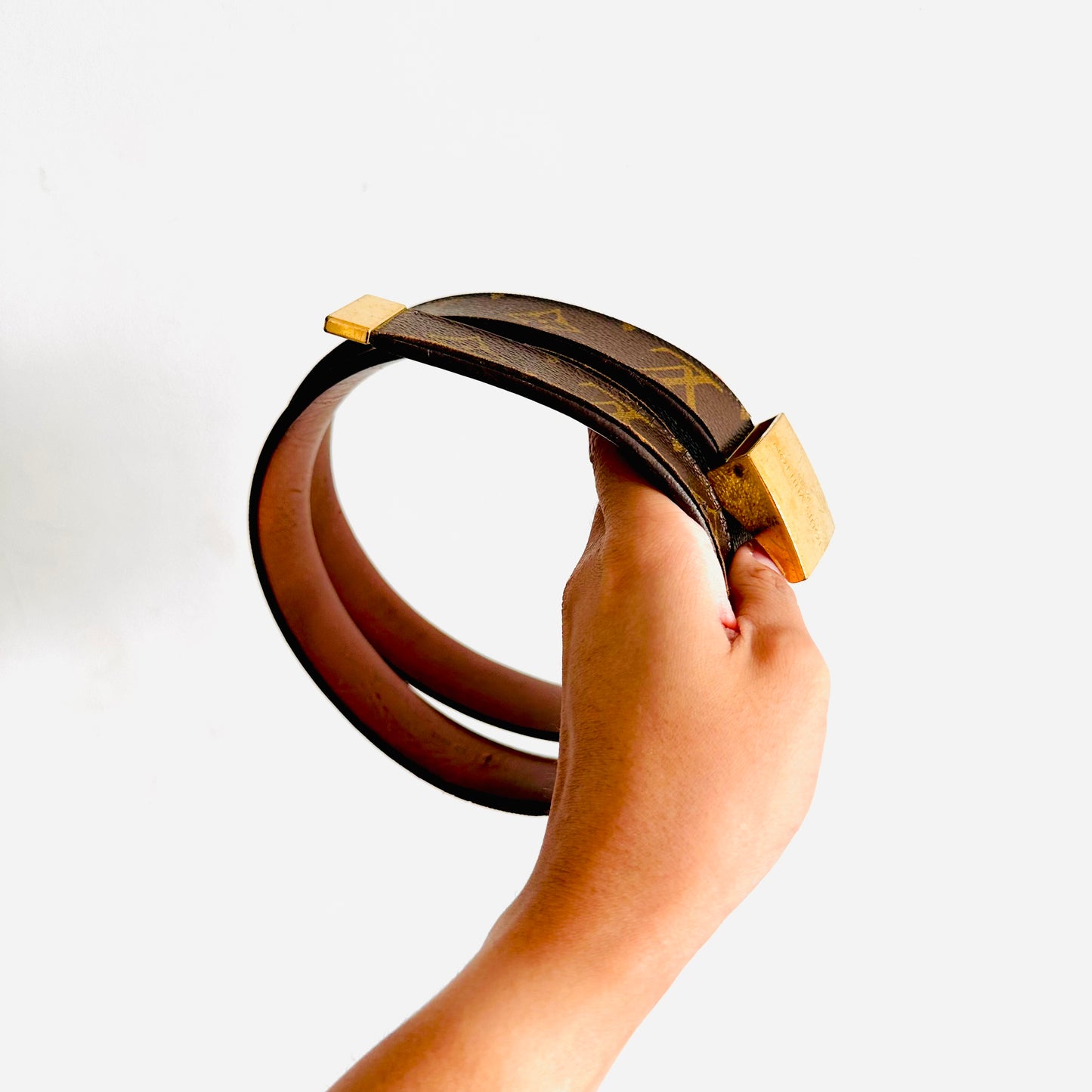 Louis Vuitton LV Monogram Logo GHW Classic Iconic 40MM Belt