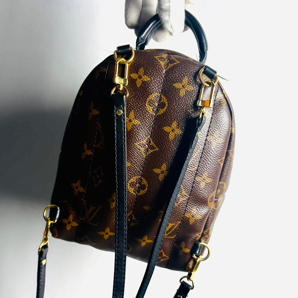 Louis Vuitton LV PSM Palm Springs Mini Backpack Monogram Logo GHW Shoulder Sling Bag
