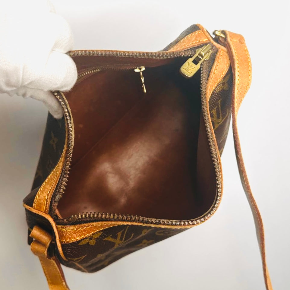 Louis Vuitton LV Tulle Lee Monogram Logo GHW Camera Zip Shoulder Sling Bag