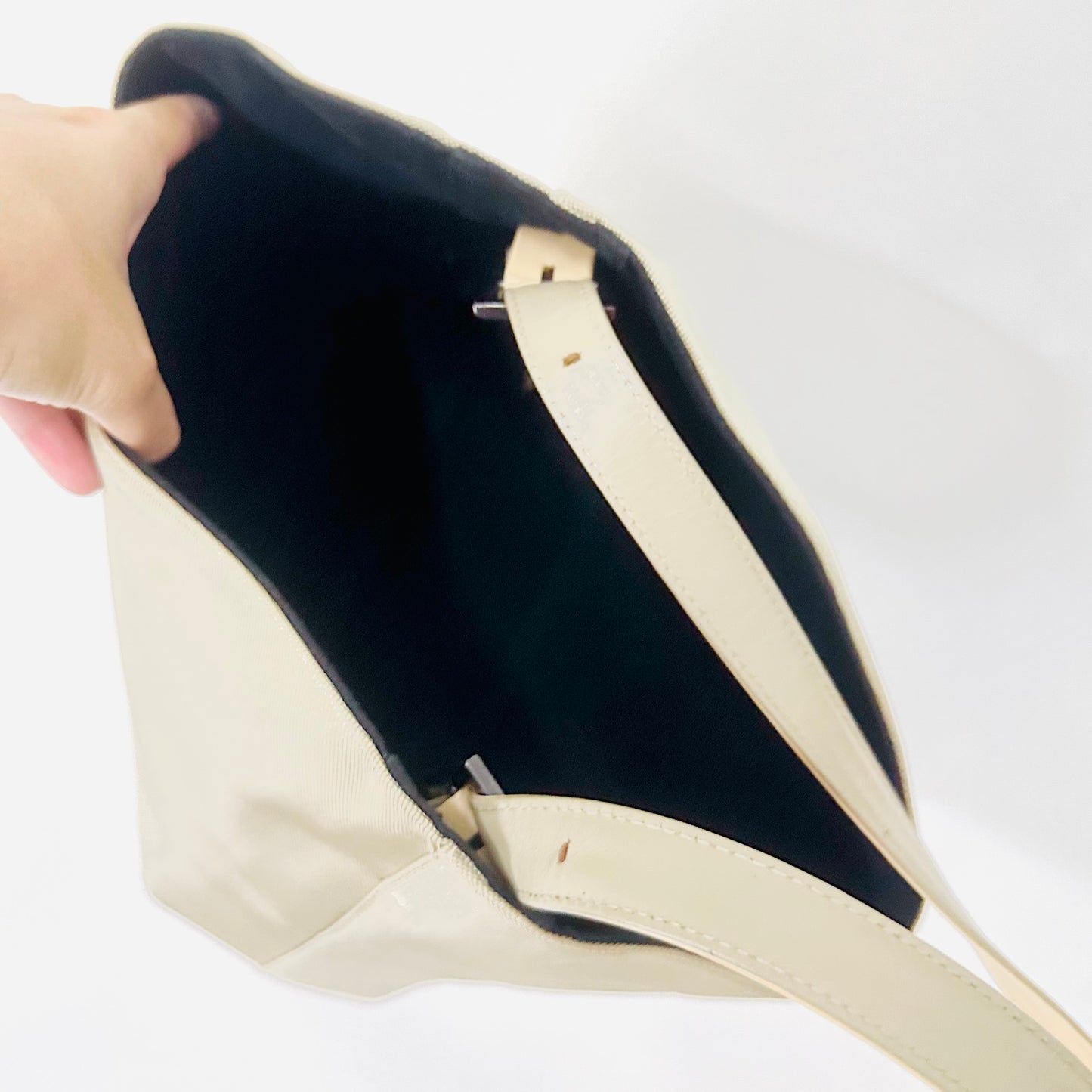 Givenchy Beige Monogram Logo Hobo Bucket Shoulder Sling Bag