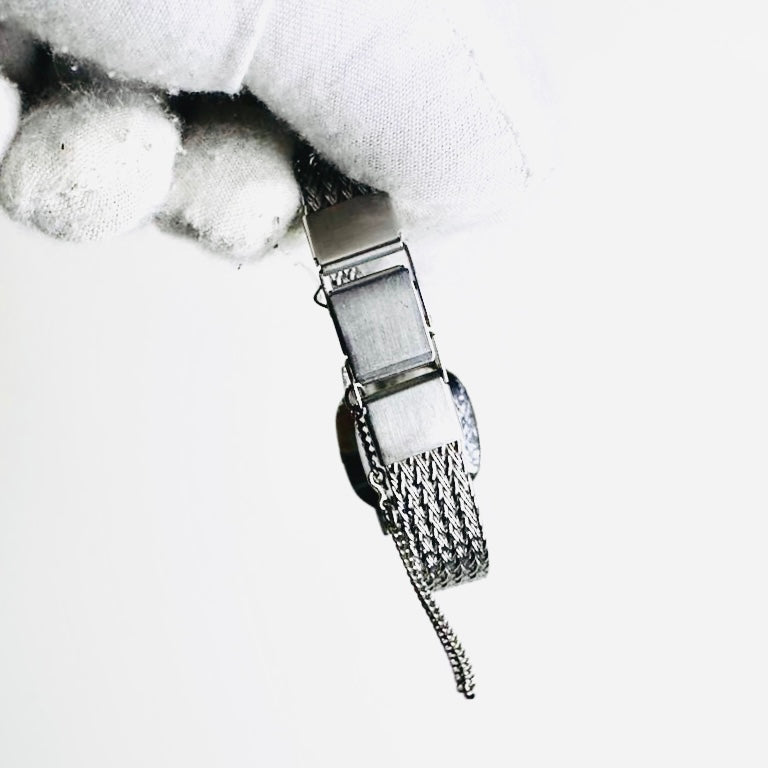 Omega De Ville Square Dial Stainless Steel Quartz Vintage 23mm Watch