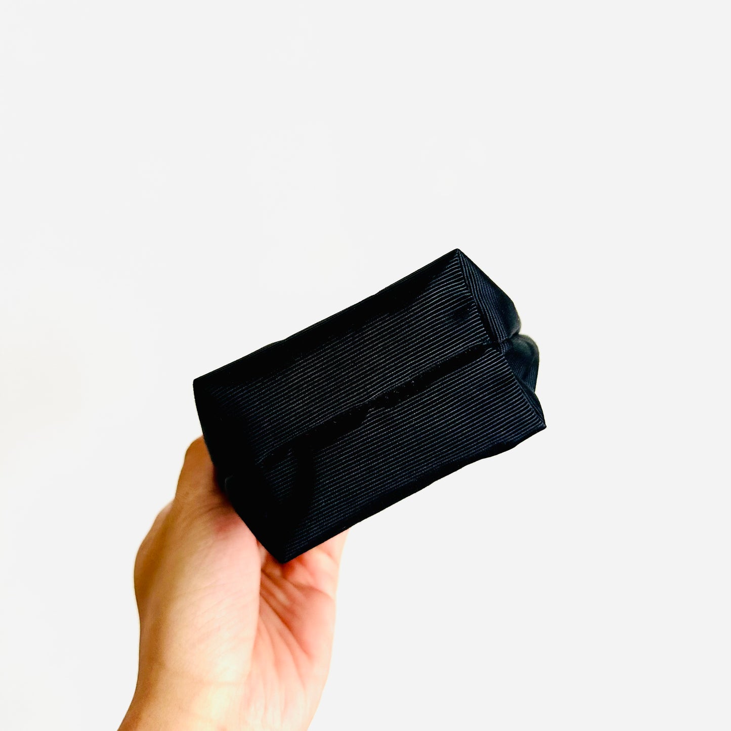 Celine Black GHW Arc De Triomphe Ring Monogram Logo Vintage Zip Mini Bag