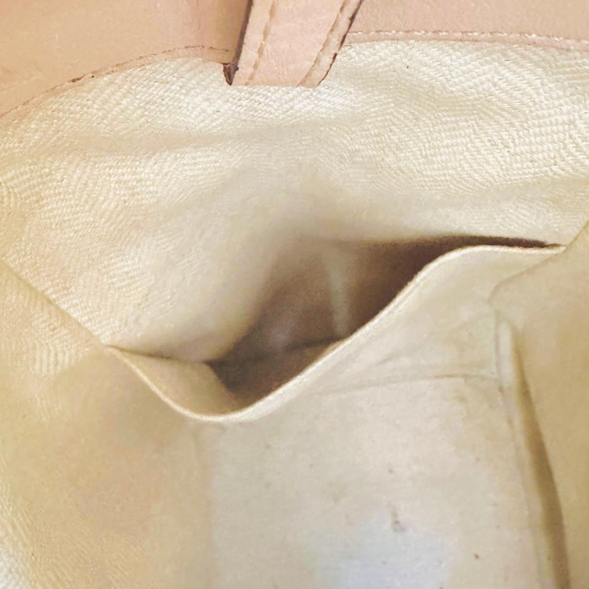 Loewe Small Hammock Sand Beige / Pink GHW Calfskin Anagram Monogram Logo 2-Way Top Handle Shoulder Sling Bag