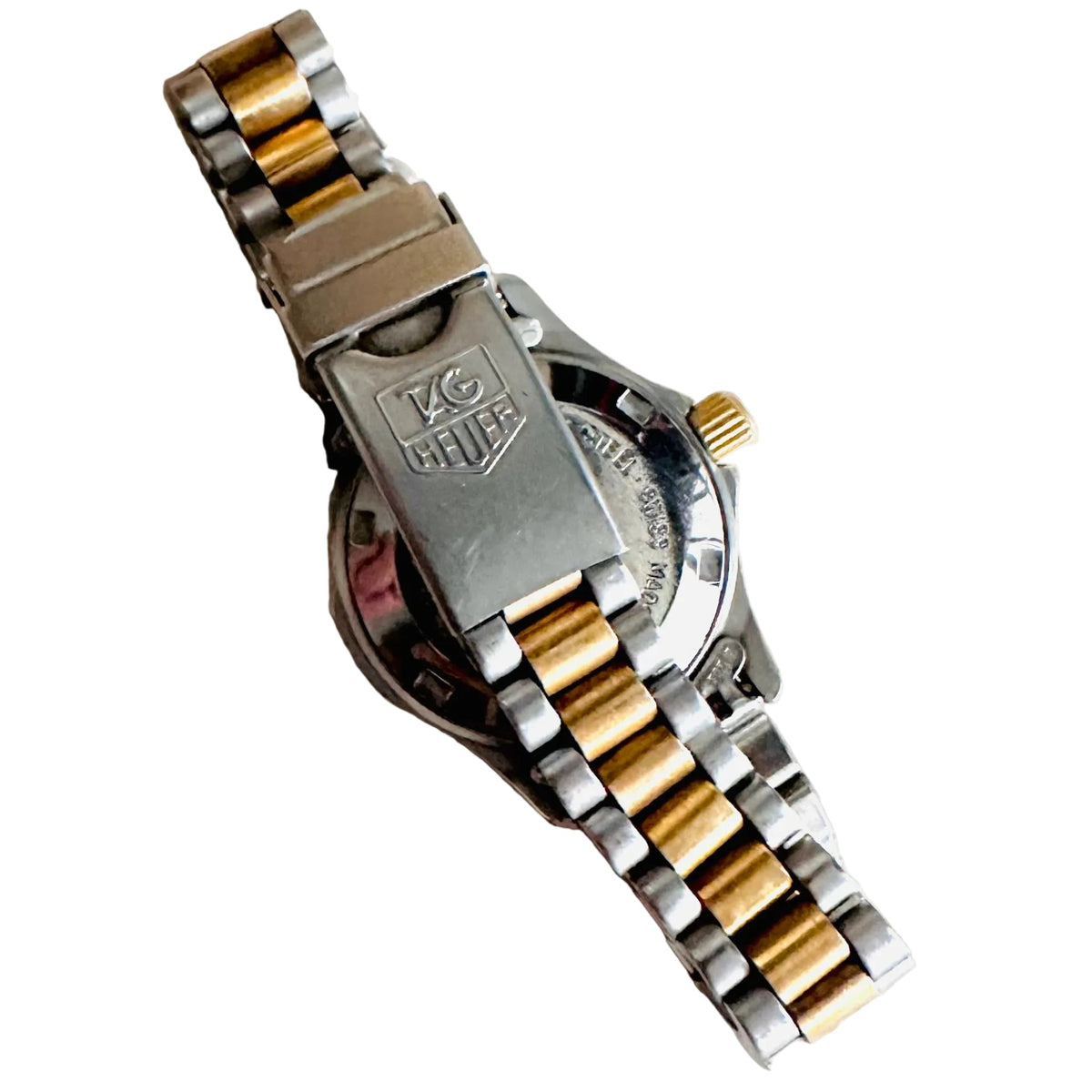 Tag Heuer Professional 974.008 Gold Dial Stainless Steel Two Tone Strap Quartz 28MM Watch