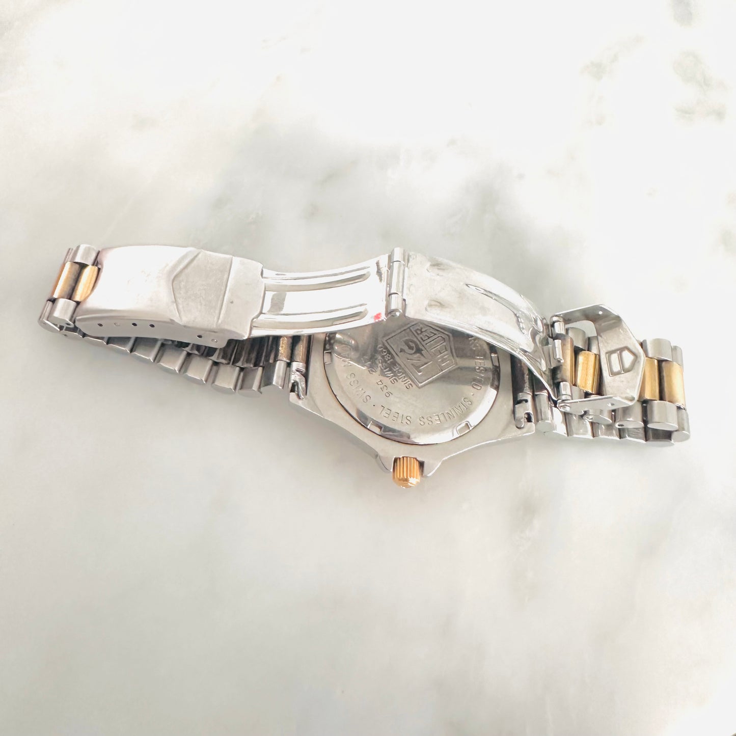 Tag Heuer Professional Gold Dial Two Tone Stainless Steel Quartz 38MM Watch