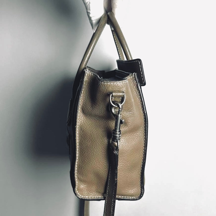 Celine Souris Nano Luggage Monogram Logo Top Handle Shoulder Sling Bag
