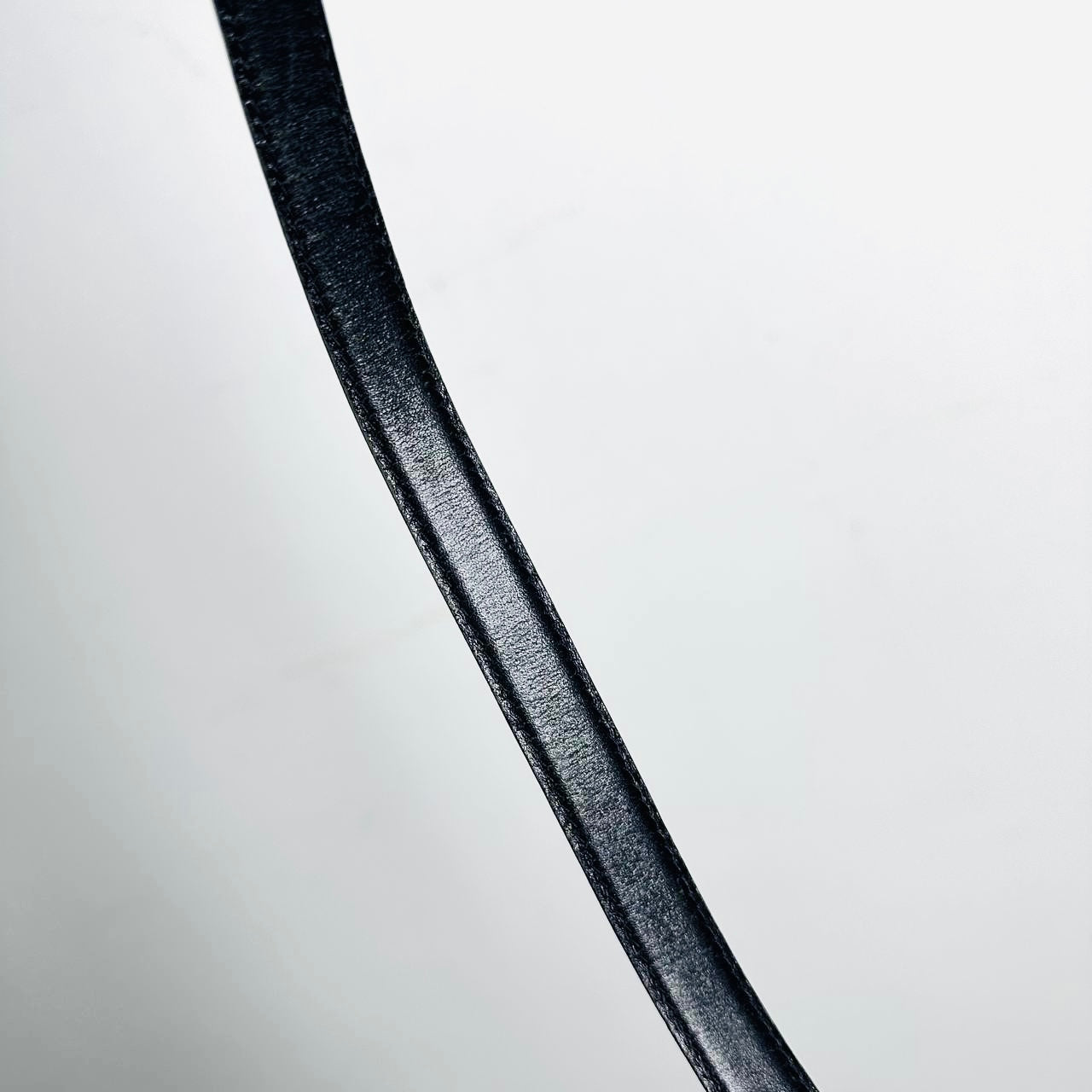 Chanel CC Black GHW Gold Giant Double Monogram Logo Smooth Leather 30MM Iconic Belt