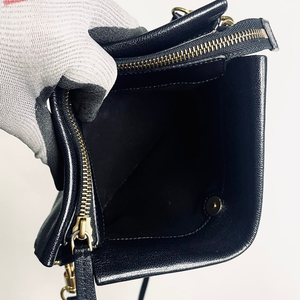 Givenchy Cross 3 Cross3 Black GHW Monogram Logo Goatskin Leather 2-Way Shoulder Sling Top Handle Bag
