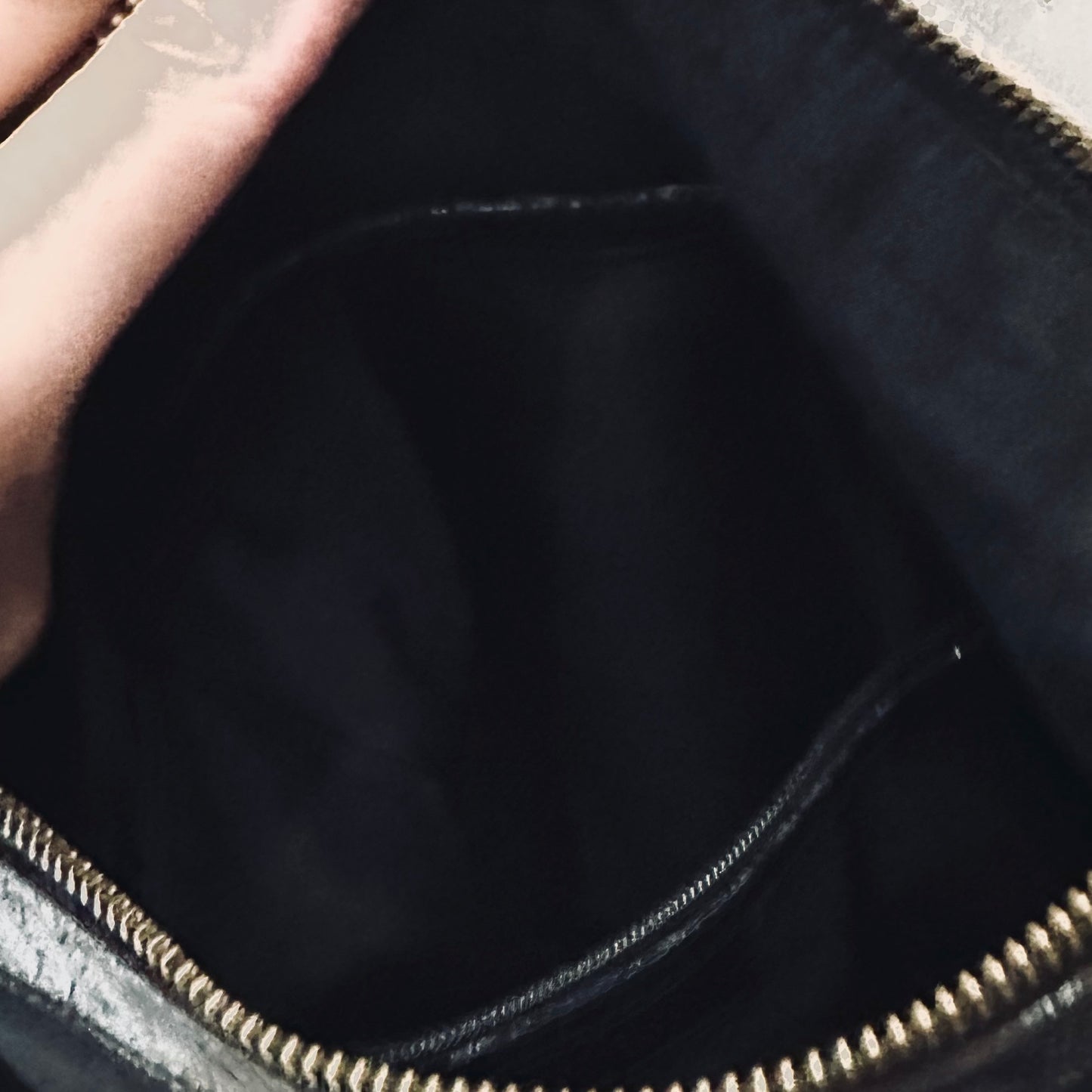 Givenchy Black GHW Classic Monogram Logo Hobo Baguette Shoulder Bag