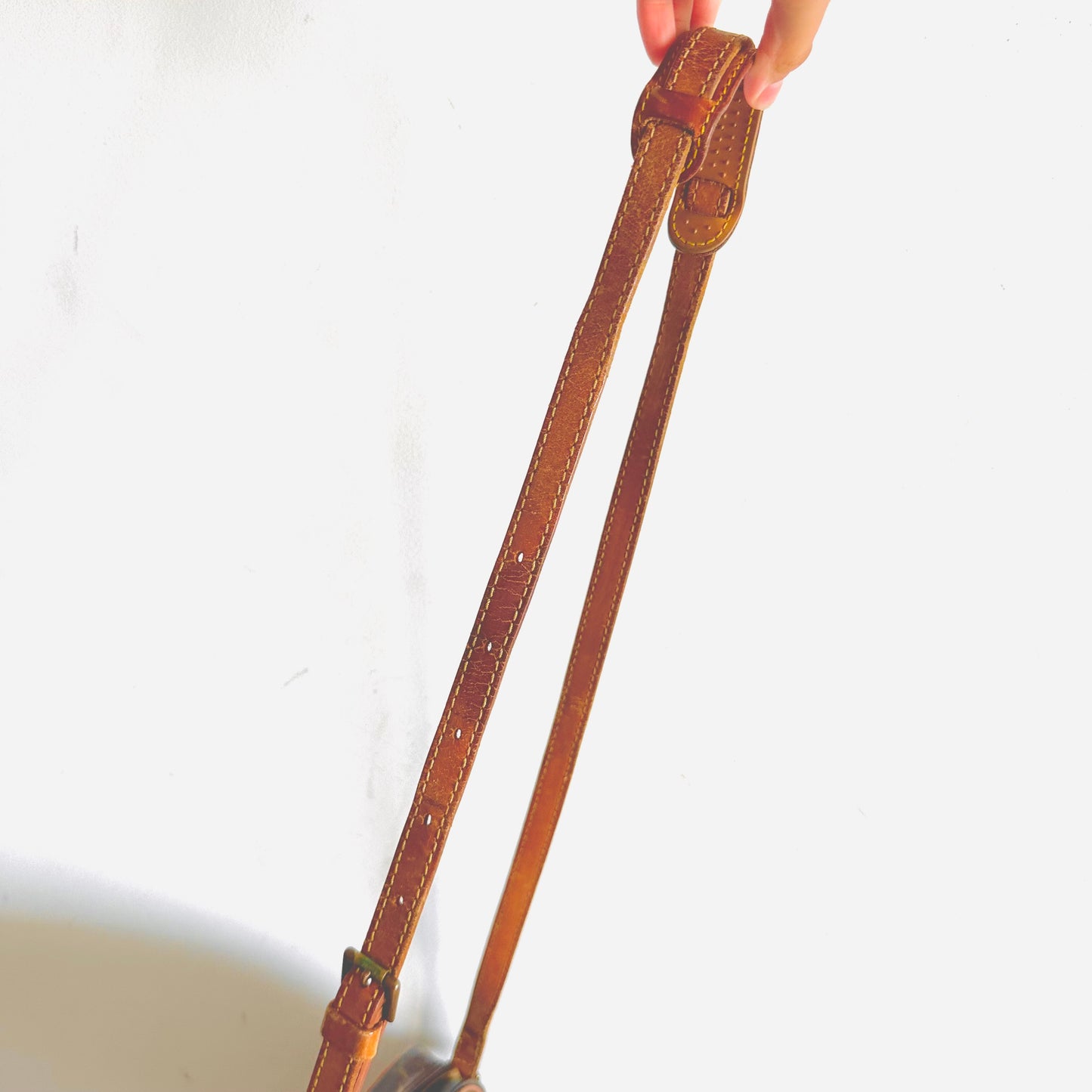 Louis Vuitton LV Senlis Blois Monogram Logo GHW Vintage Zip Camera Shoulder Sling Bag