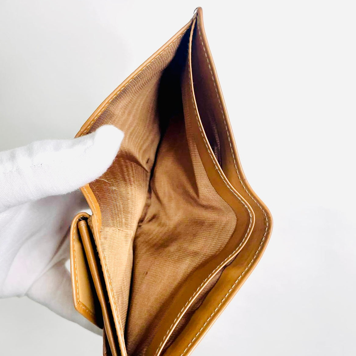 Celine Triomphe Macadam Monogram Logo GHW Flap Compact Bifold Wallet