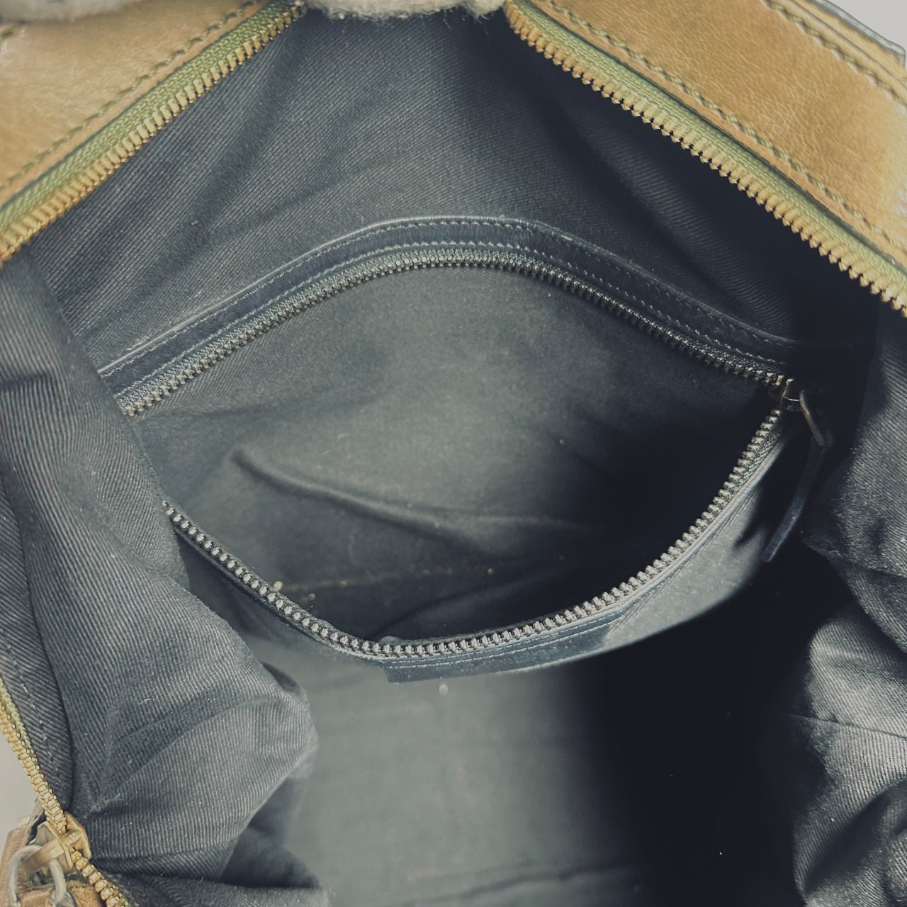 Givenchy Nightingale Caramel Brown GHW Leather Monogram Logo 2-Way Shoulder Sling Top Handle Tote Bag