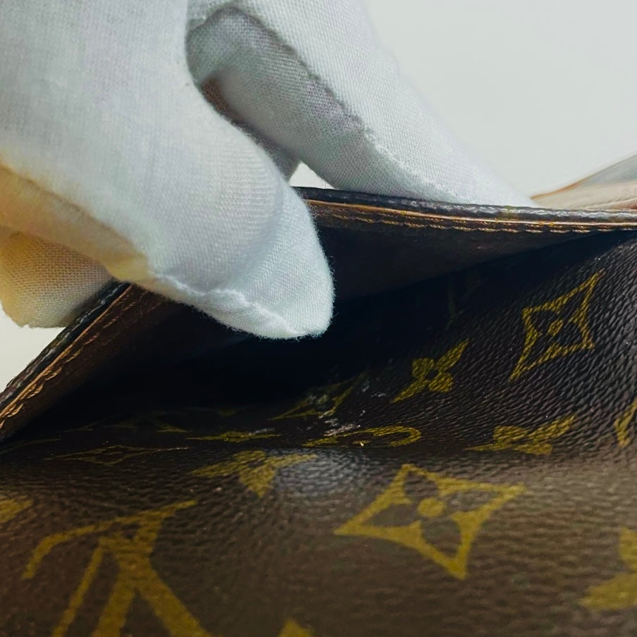 Louis Vuitton LV Weekend Sac Monogram Logo GHW Vintage Shopper Shoulder Tote Bag