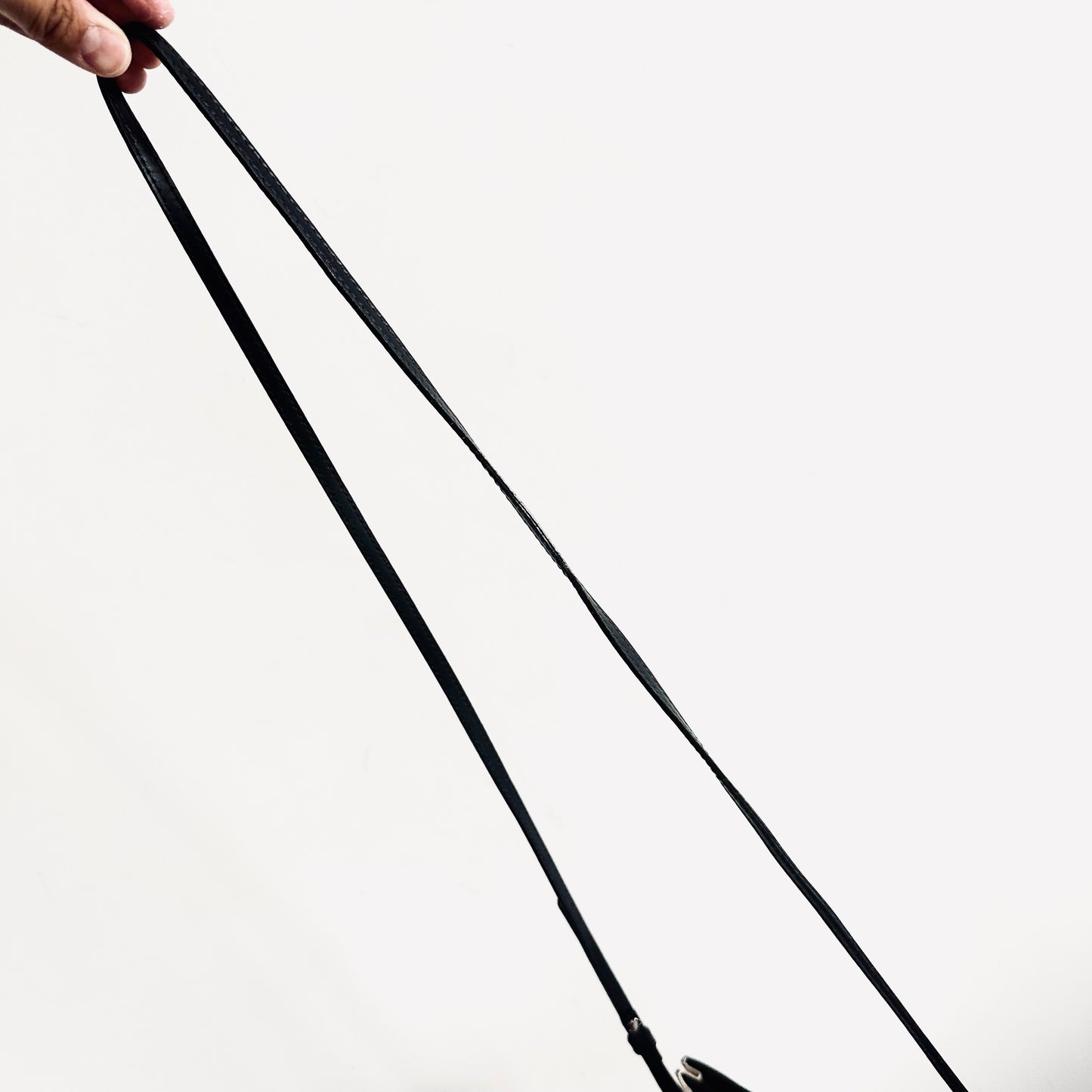 Balenciaga Cabas AJ Black Logo Small Pochette Clutch Shoulder Sling Bag