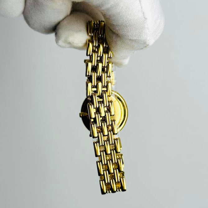 Christian Dior CD Bagira Monogram Logo Gold Stainless Steel Quartz 27MM Watch