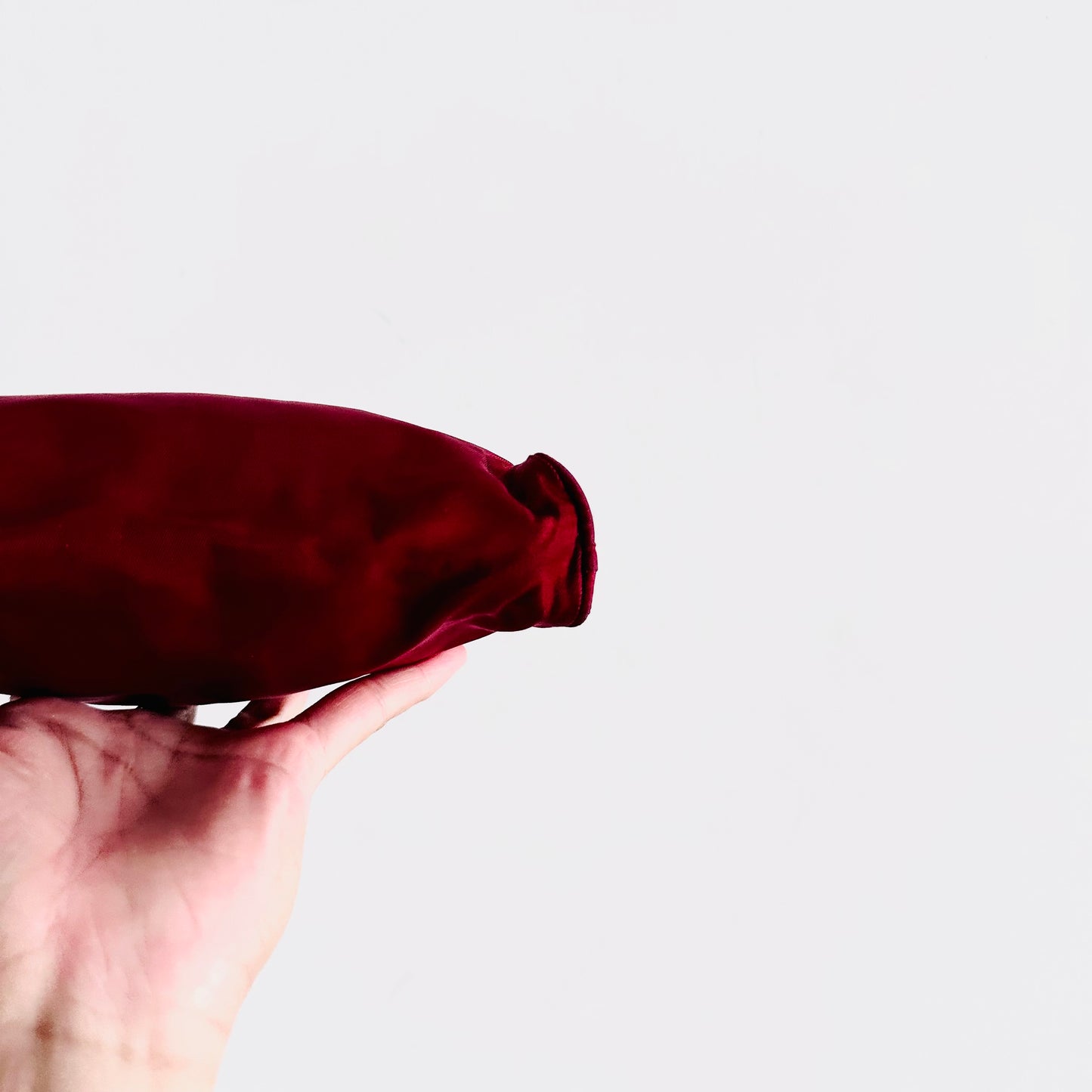 Prada Maroon Red Tessuto Monogram Logo Classic Nylon Zip Clutch Pouch Case