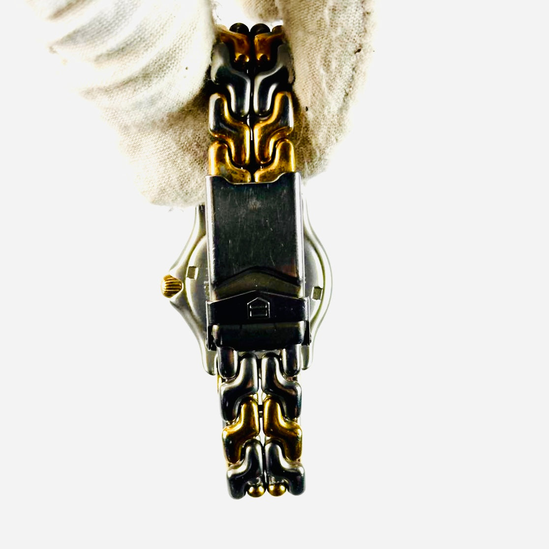 Tag Heuer Professional Black Dial Two Tone Stainless Steel Quartz 28MM Watch