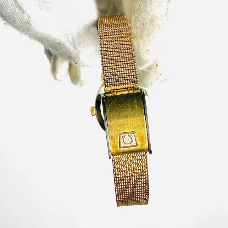 Omega De Ville Gold Round Dial Stainless Steel Vintage 21MM Watch