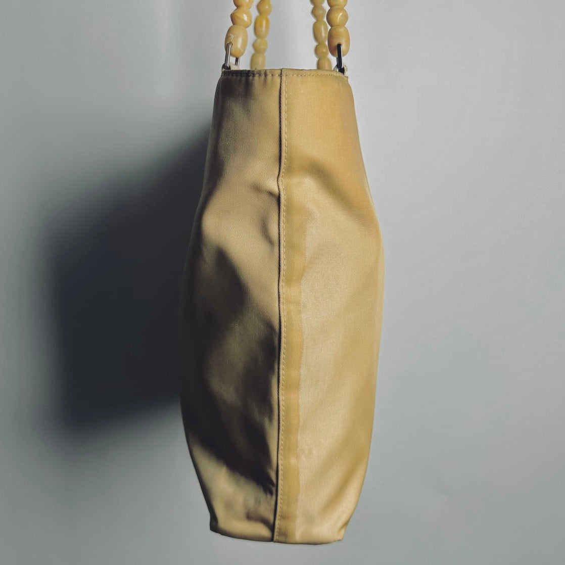 Christian Dior CD Malice Taupe Beige Monogram Logo Shopper Shoulder Tote Bag