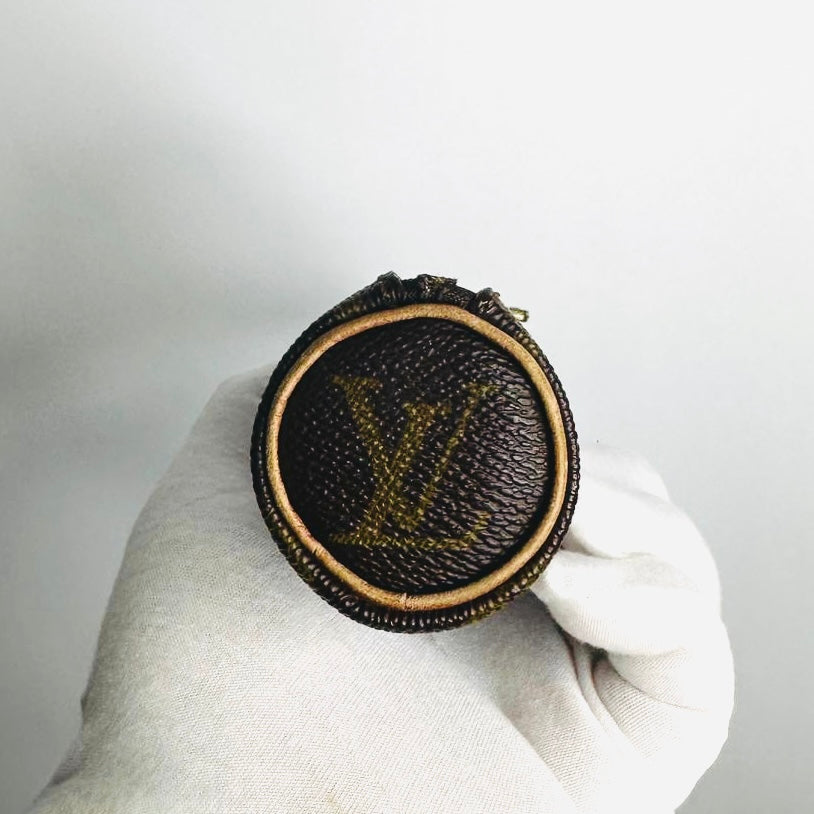 Louis Vuitton LV Monogram Logo GHW Papillon Roller Pochette Wrislet Pouch Clutch Case