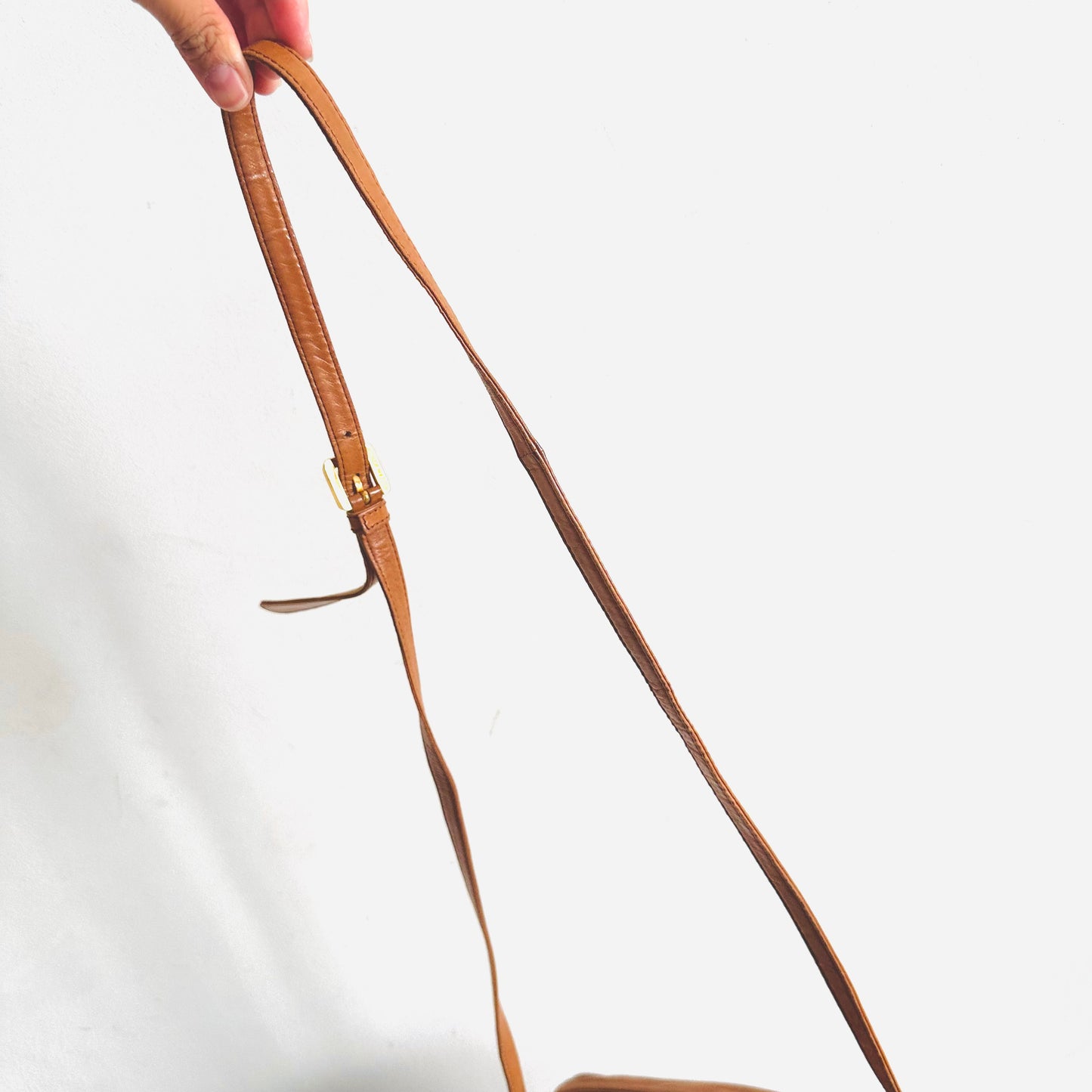 Loewe Caramel Brown Smooth Leather Giant Anagram Logo Monogram Camera Shoulder Sling Bag