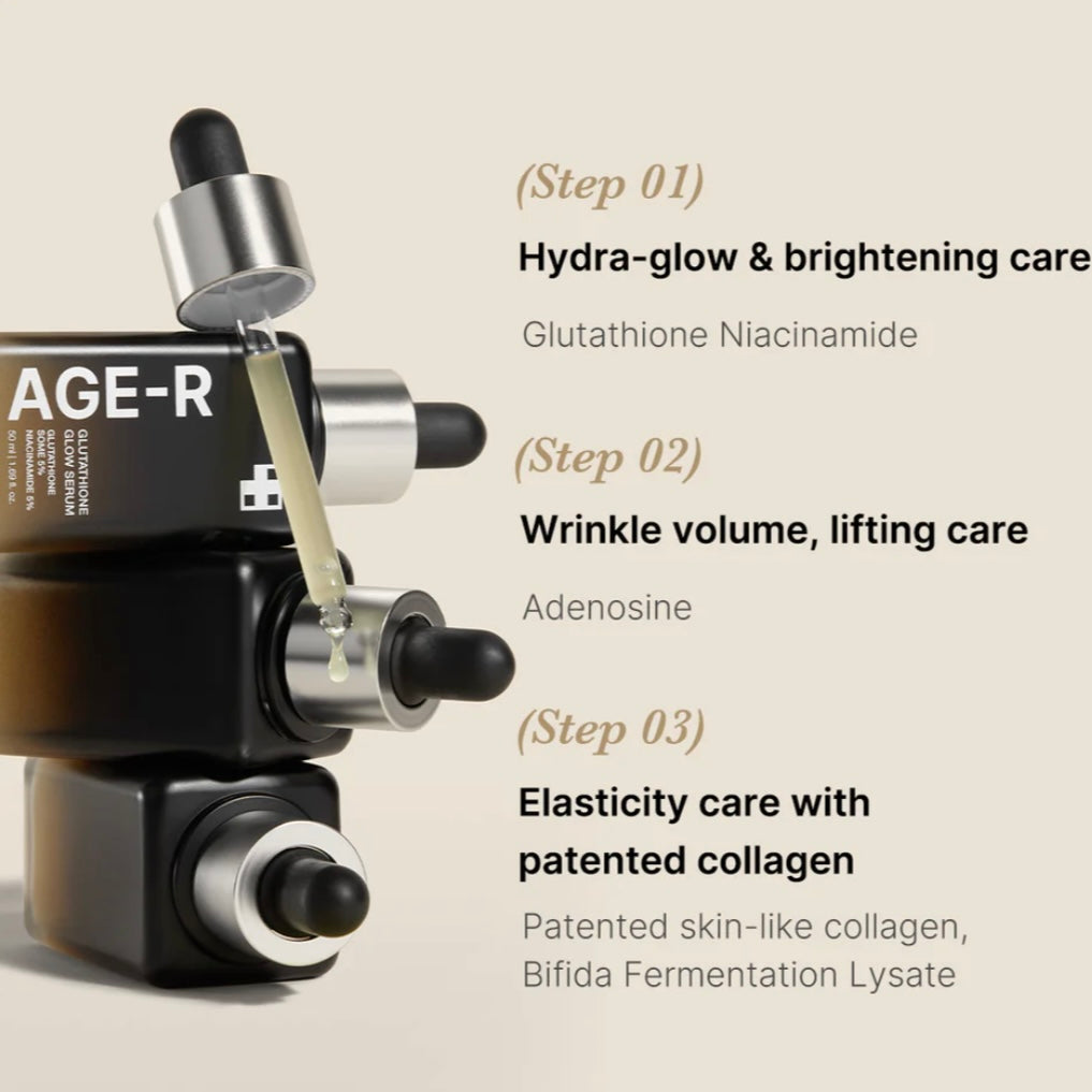 Medicube AGE-R Glutathione Glow 50ml Radiant Brightness Ampoule Serum With Niacinamide
