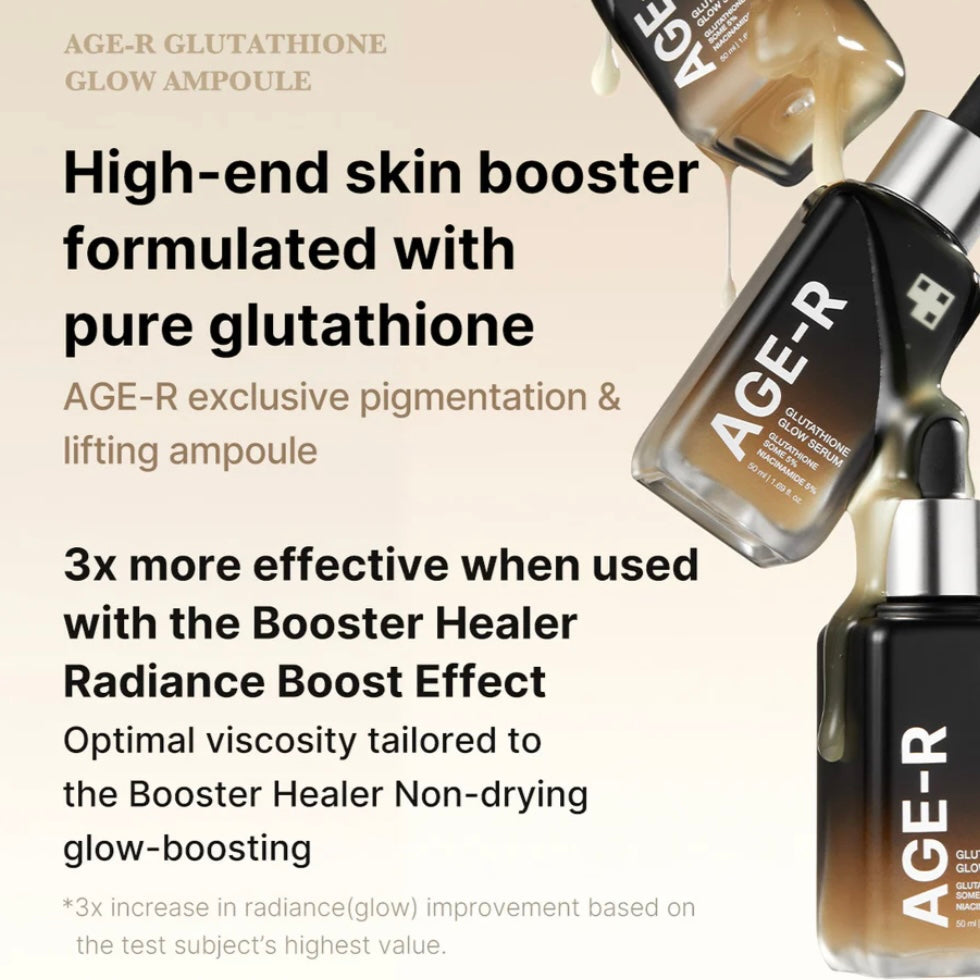 Medicube AGE-R Glutathione Glow 50ml Radiant Brightness Ampoule Serum With Niacinamide