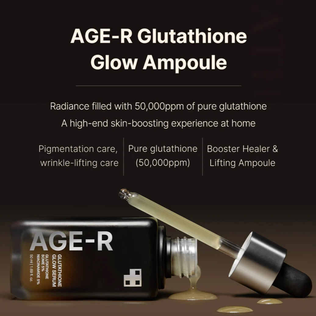 Medicube AGE-R Glutathione Glow 50ml Radiant Brightness Ampoule Serum With Niacinamide