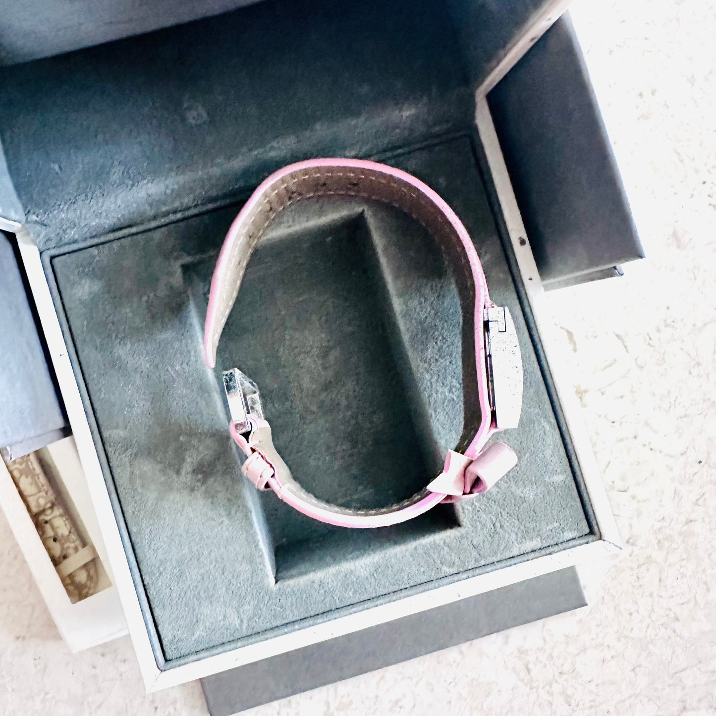 Christian Dior CD White Square Dial Double Straps 19MM Watch